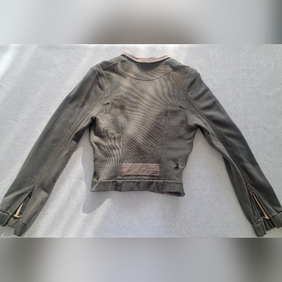 Free People Army Green Structured Blazer Jacket - Picture 3 of 11